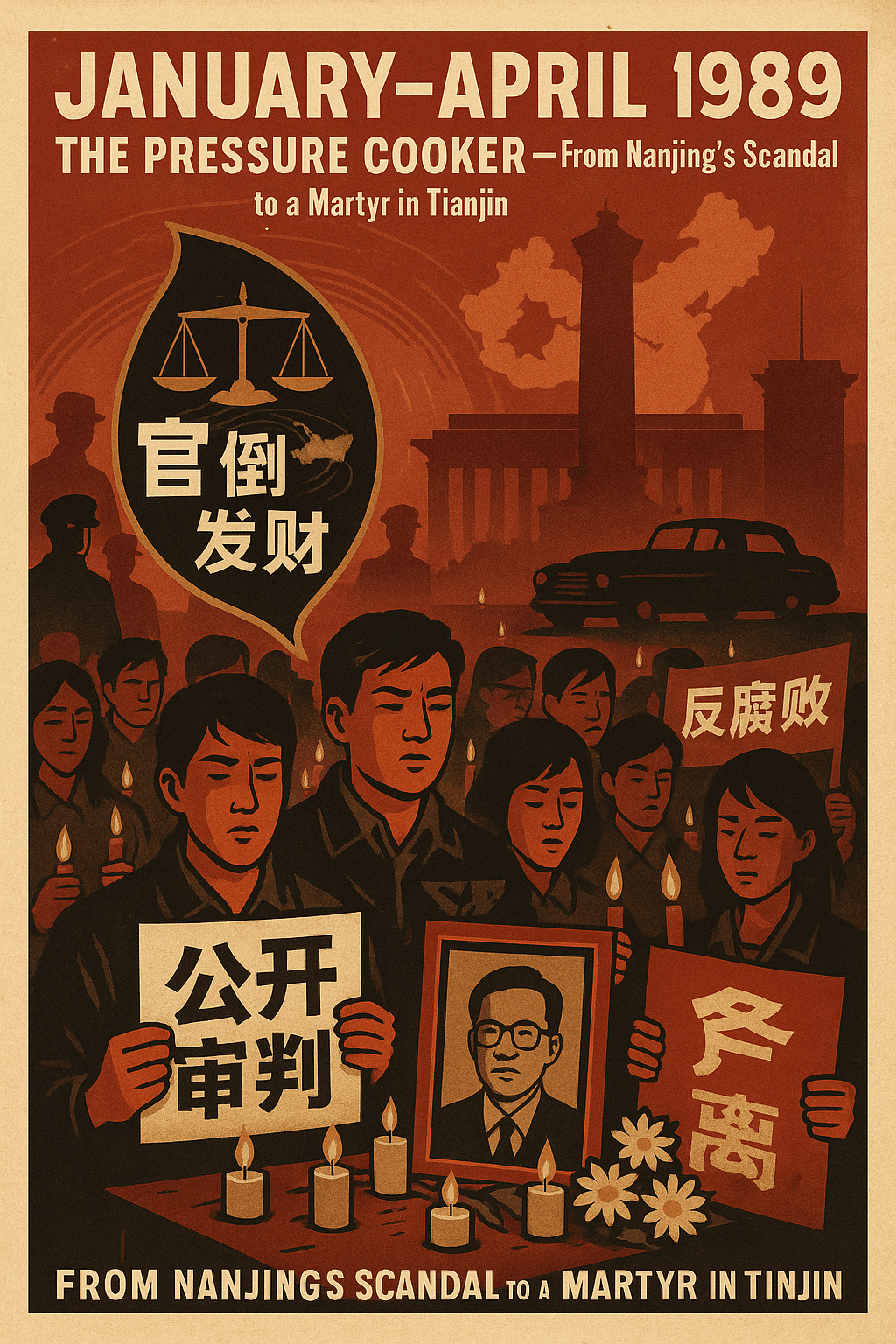 January–April 1989: The Pressure Cooker — From Nanjing’s Scandal to a Martyr in&nbsp;Tianjin